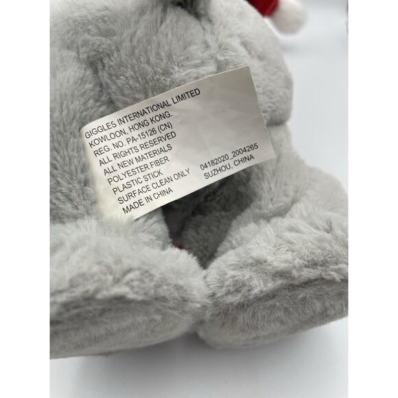 Giggles Animated Musical Christmas Santa Cat Can't Touch This MC Hammer - Picture 9 of 10